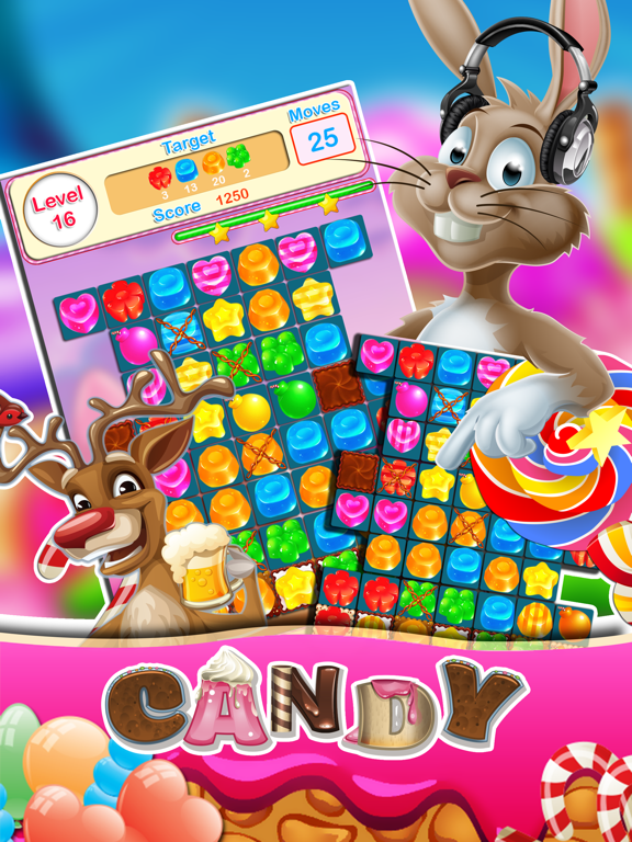 Screenshot #4 pour Candy Heroes Match 3 game