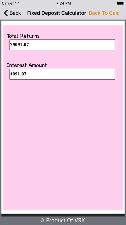 Investment Calc