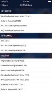 Cricket Live Score and Schedule screenshot #2 for iPhone