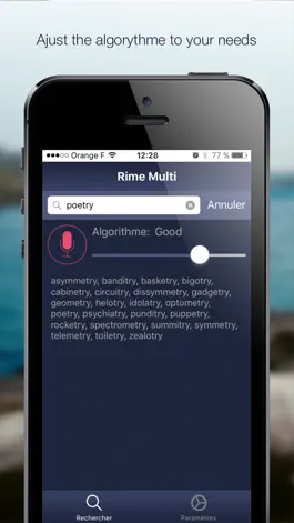 Game screenshot Rimes Multi - rhymes generator 16 languages hack