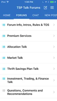tsp talk iphone screenshot 1