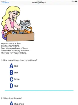 Game screenshot 1st Grade Reading Comprehension apk