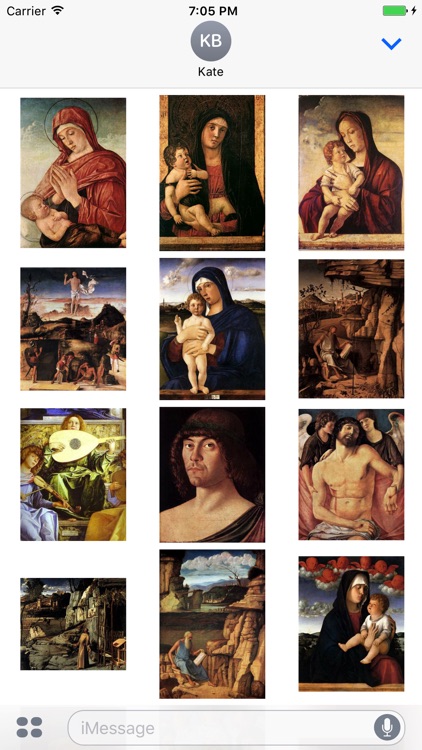 Giovanni Bellini Artworks Stickers