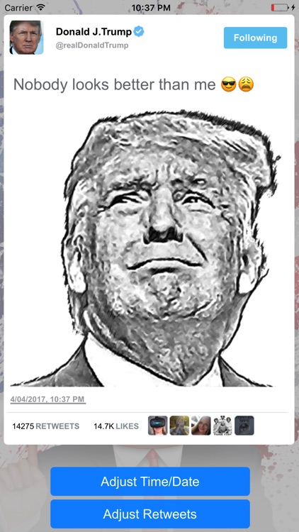 Fake Trump Tweets Golden Version screenshot-4