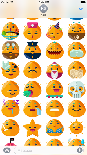 Funny Emoticons Stickers - iMessage New Emoji(圖3)-速報App