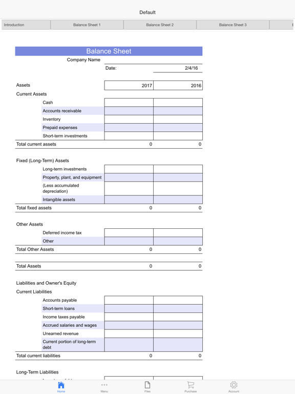 Screenshot #4 pour Balance Sheet