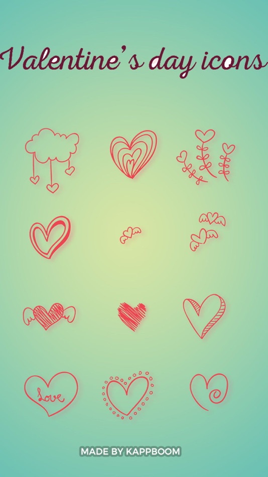 Hearts Hand drawn - 1.0 - (iOS)