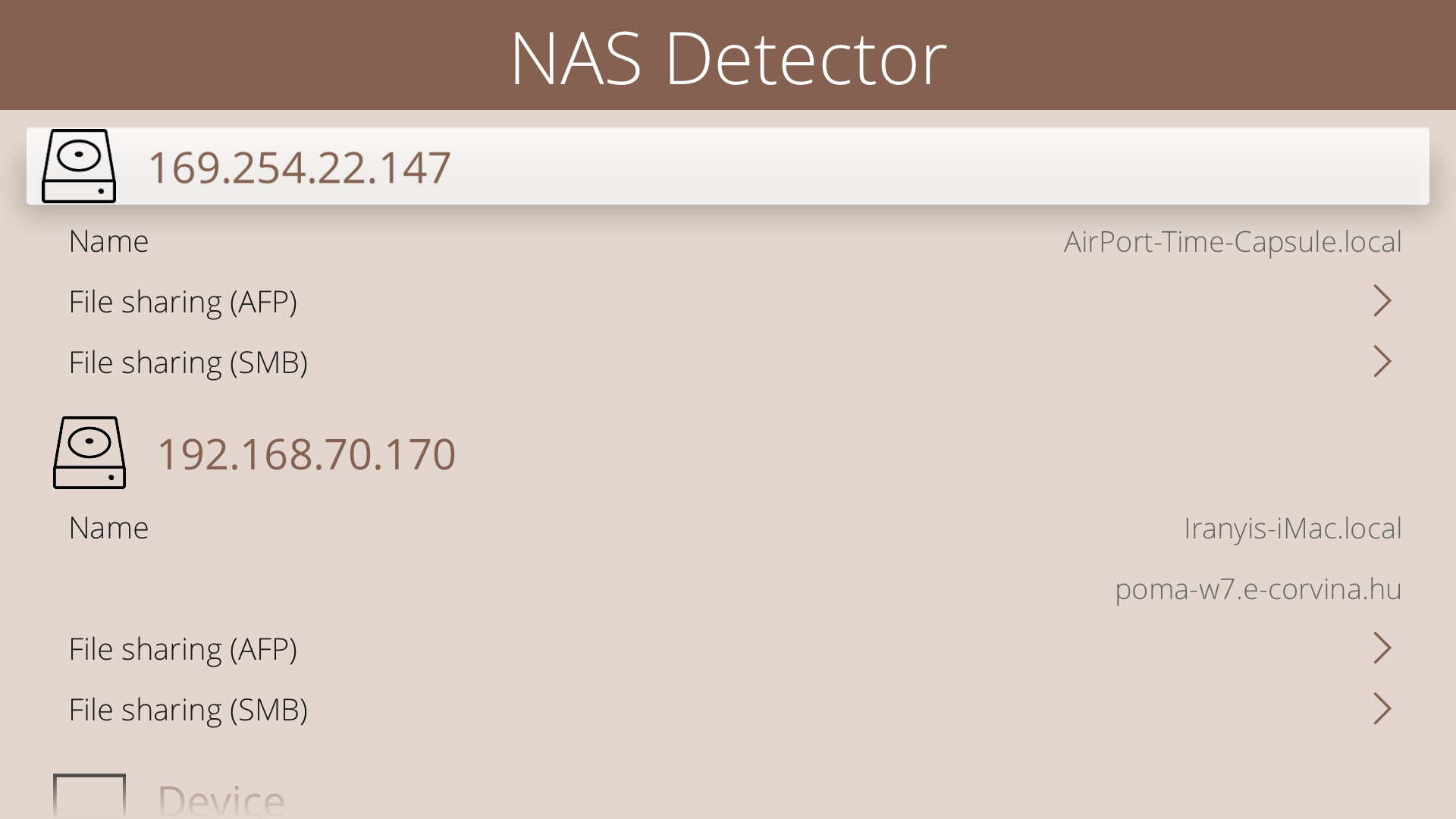 NAS Detector screenshot 21