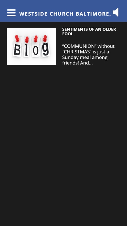 Westside Church Baltimore, MD