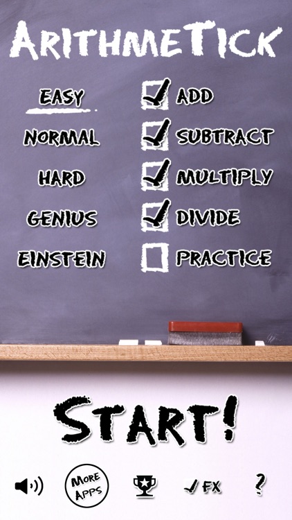 ArithmeTick - Math flash cards
