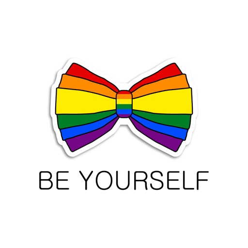 Be Yourself - LGBT Pride Emoji Stickers iOS App