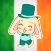 Ireland Bunny Stickers