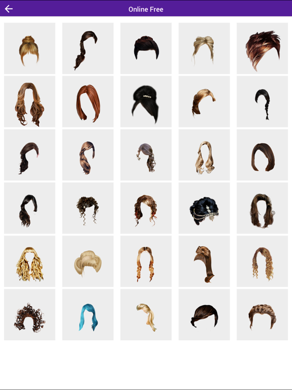 Screenshot #5 pour Woman Hair Style Photo Booth