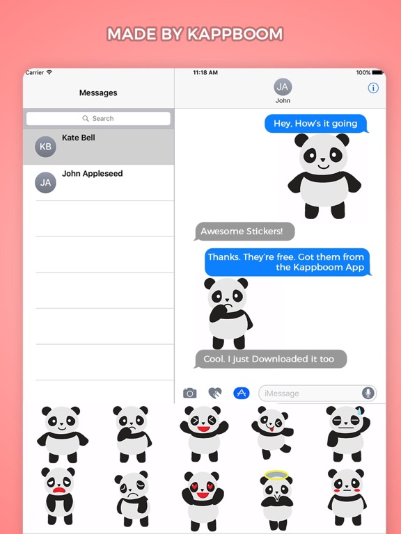 Screenshot #5 pour Fantastic Panda Emojis