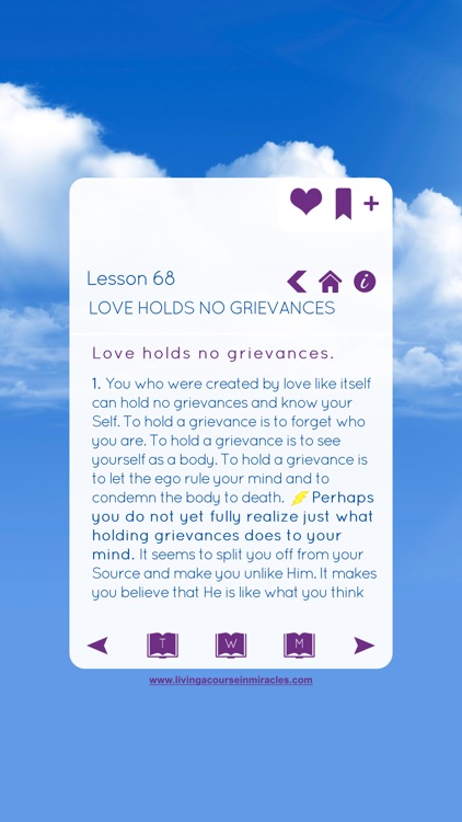 A Course in Miracles - ACIM App Deluxe Features