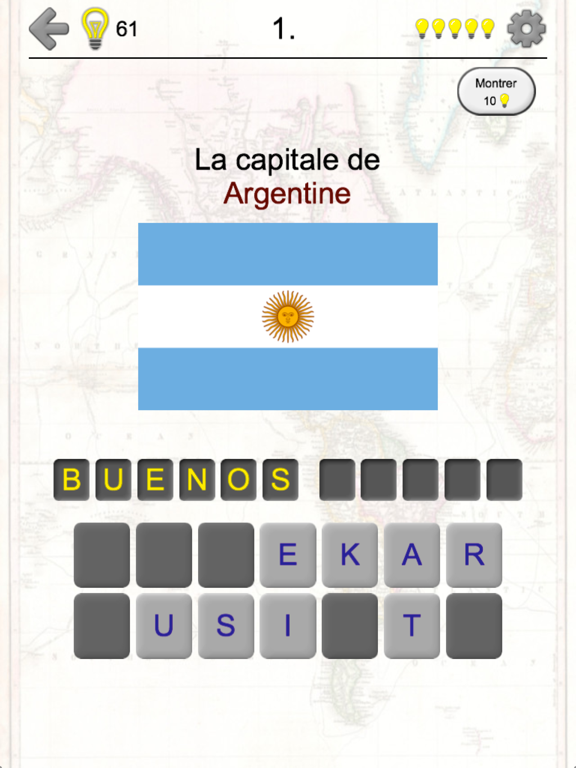 Screenshot #5 pour Les pays d'Amérique & Caraïbes - Drapeaux et carte