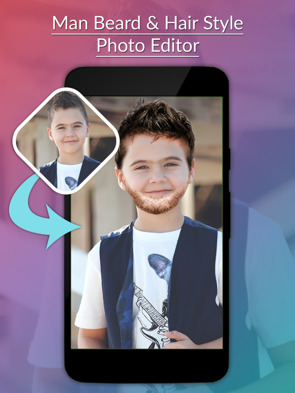 Screenshot #4 pour Man Beard & Hairstyle Photo Editor