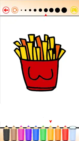 Game screenshot Hello Food - Coloring Book for me & children hack