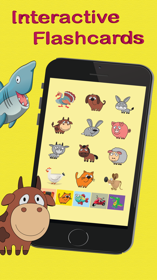 Flash Cards for Kids: touch picture listen sounds - 1.4 - (iOS)