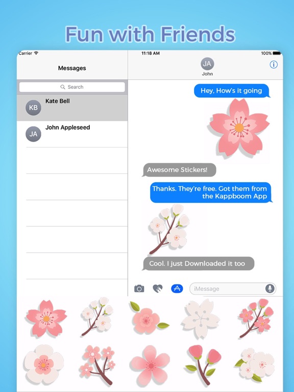 Screenshot #5 pour Cherry Blossom Stickers by Kappboom