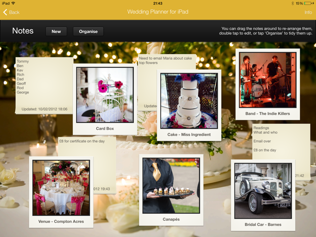 ‎Wedding Planner for iPad Screenshot