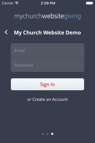 MyChurchWebsite Giving screenshot 2