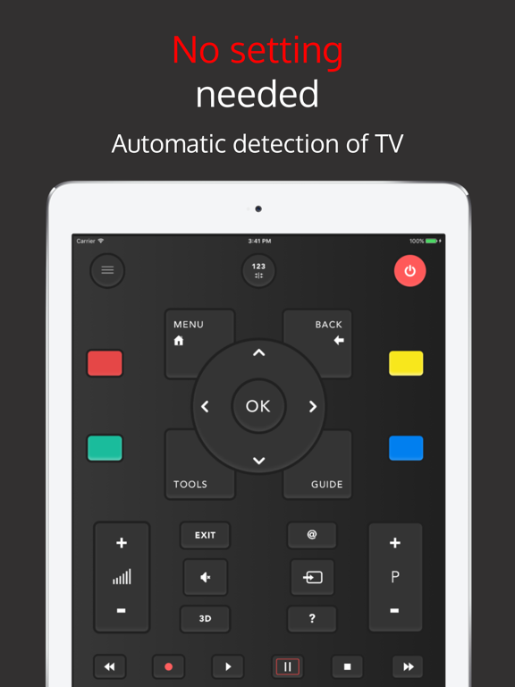 Grundigee : Remote Grundig TV iPad screenshot 3 - Utilities app