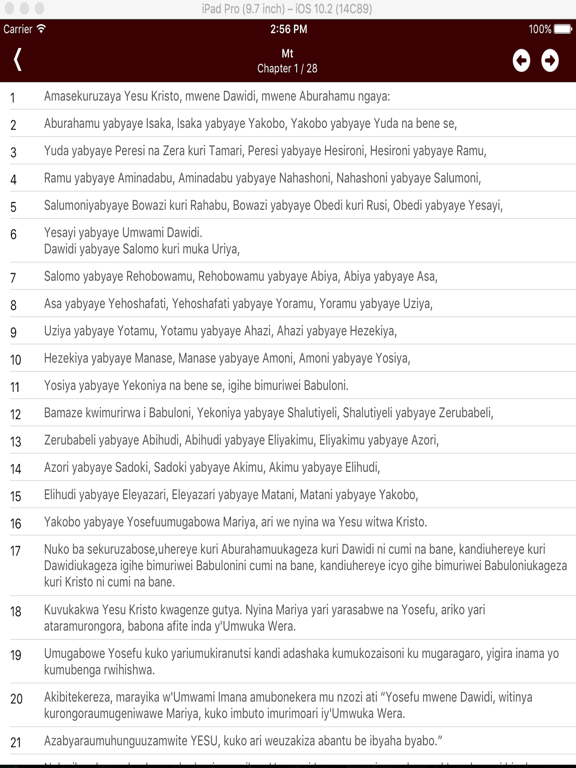 Screenshot #4 pour BIBILIA YERA (KINYARWANDA BIBLE)