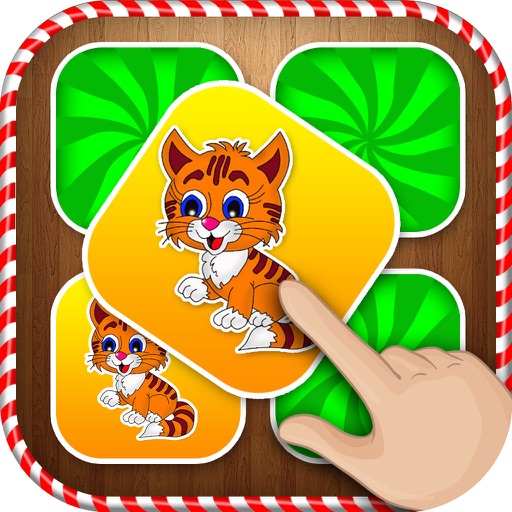Christmas Animal Matching Cards - Christmas Games iOS App