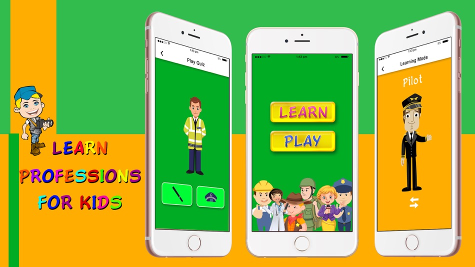 #1. Learn Occupations - Professions learning For Kids (iOS) 由: usman hamid