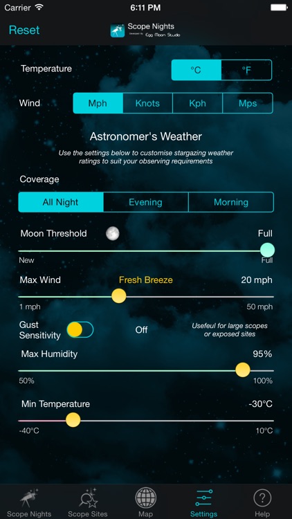 Scope Nights: Astronomy Weather & Dark Sky Map screenshot-4