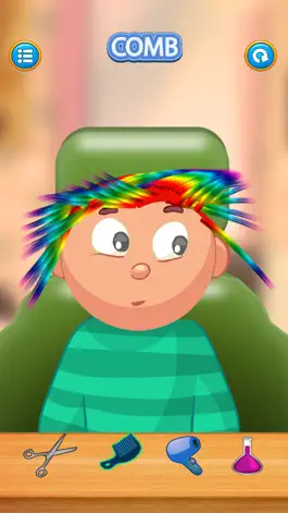 Game screenshot Child game / rainbow hair cut hack