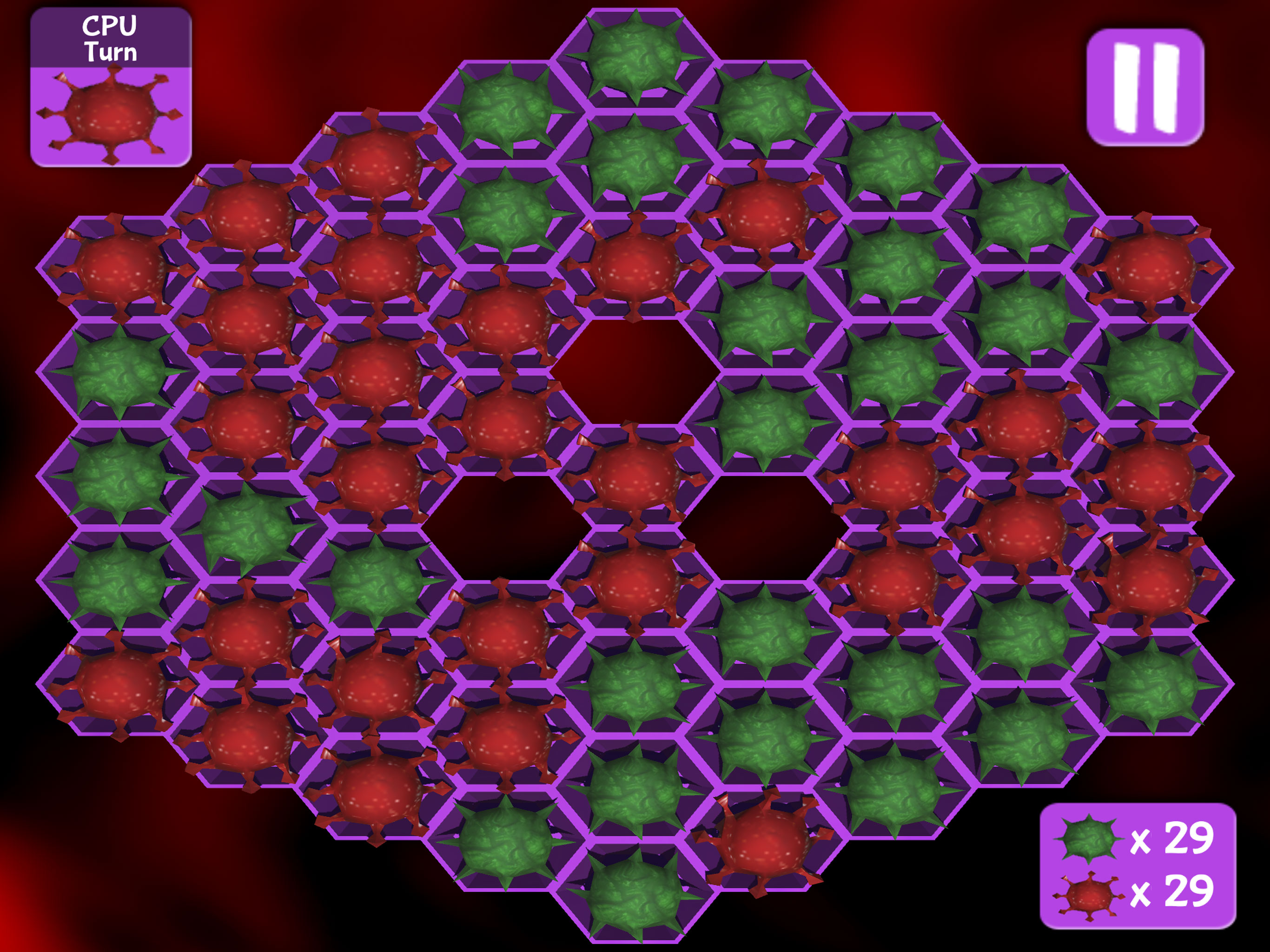 Infexxion - hexagonal board game
