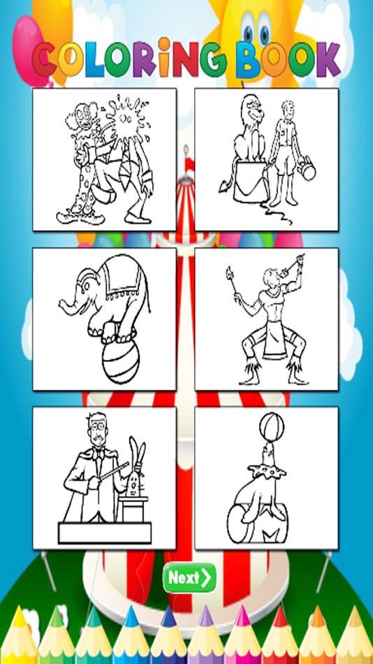 Circus Coloring Book - Activities for Kid - 1.0 - (iOS)