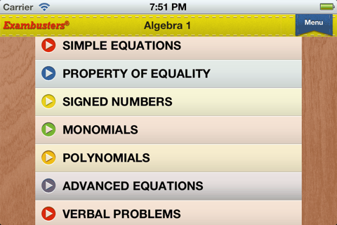SAT 2 Math Levels I-II Prep Flashcards Exambusters screenshot 4