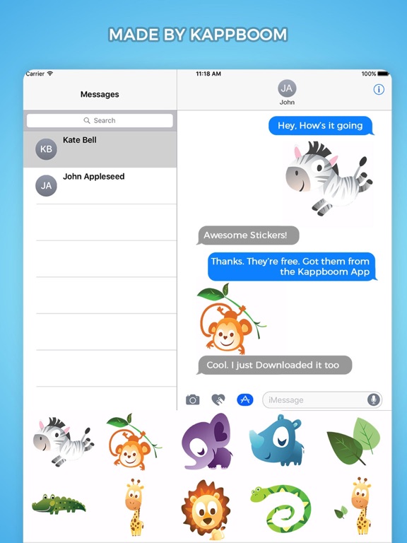Screenshot #5 pour Animal Emotion Stickers