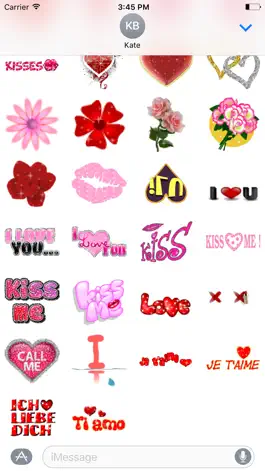 Game screenshot Animated Love Stickers Pack hack