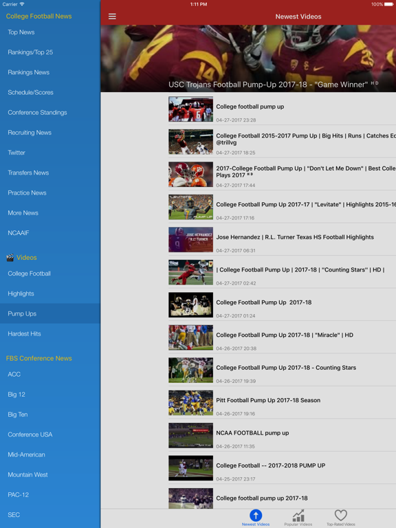 Screenshot #6 pour College Football News - Scores, Schedule & Ranking
