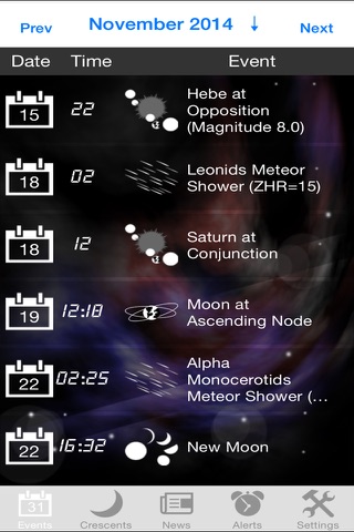 Astronomy Events with Push screenshot 3
