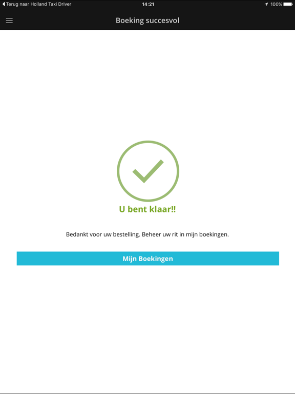 Screenshot #6 pour Holland Taxi App