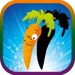 Learn Vegetable & Fruit Shapes And Colors Sorting app icon