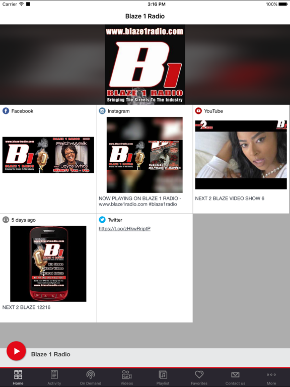 Screenshot #4 pour Blaze 1 Radio