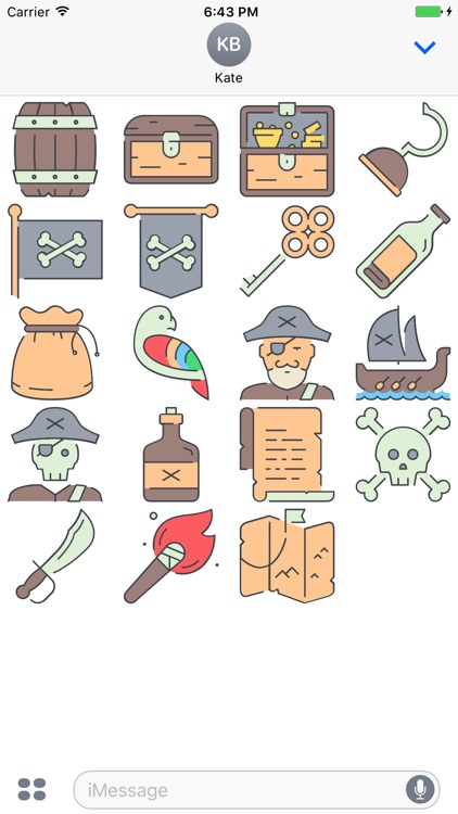 PiratesMoji - Marine Pirates Stickers