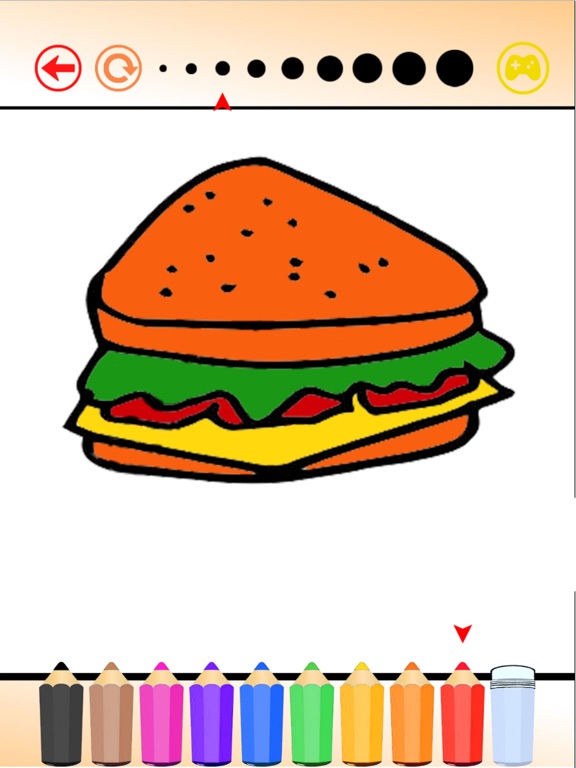 Screenshot #5 pour Hello Food - Livre à colorier pour les enfants