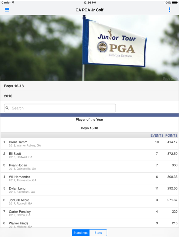 Screenshot #6 pour Georgia PGA Junior Tour