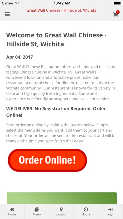 Great Wall Chinese Wichita