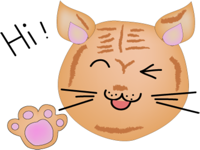 Kedi Meo Meo stickers by Hanna