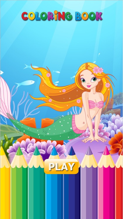 Princess Mermaid - Coloring book for me & children