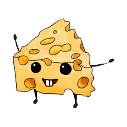 Cheese Stickers stickers by Hasan