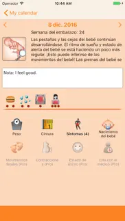 womanlog pregnancy calendar iphone capturas de pantalla 2